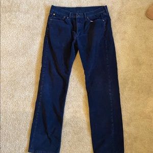 Levi’s navy blue corduroy pants - 33x32